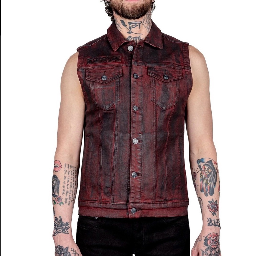 Men's Wornstar Denim Vest